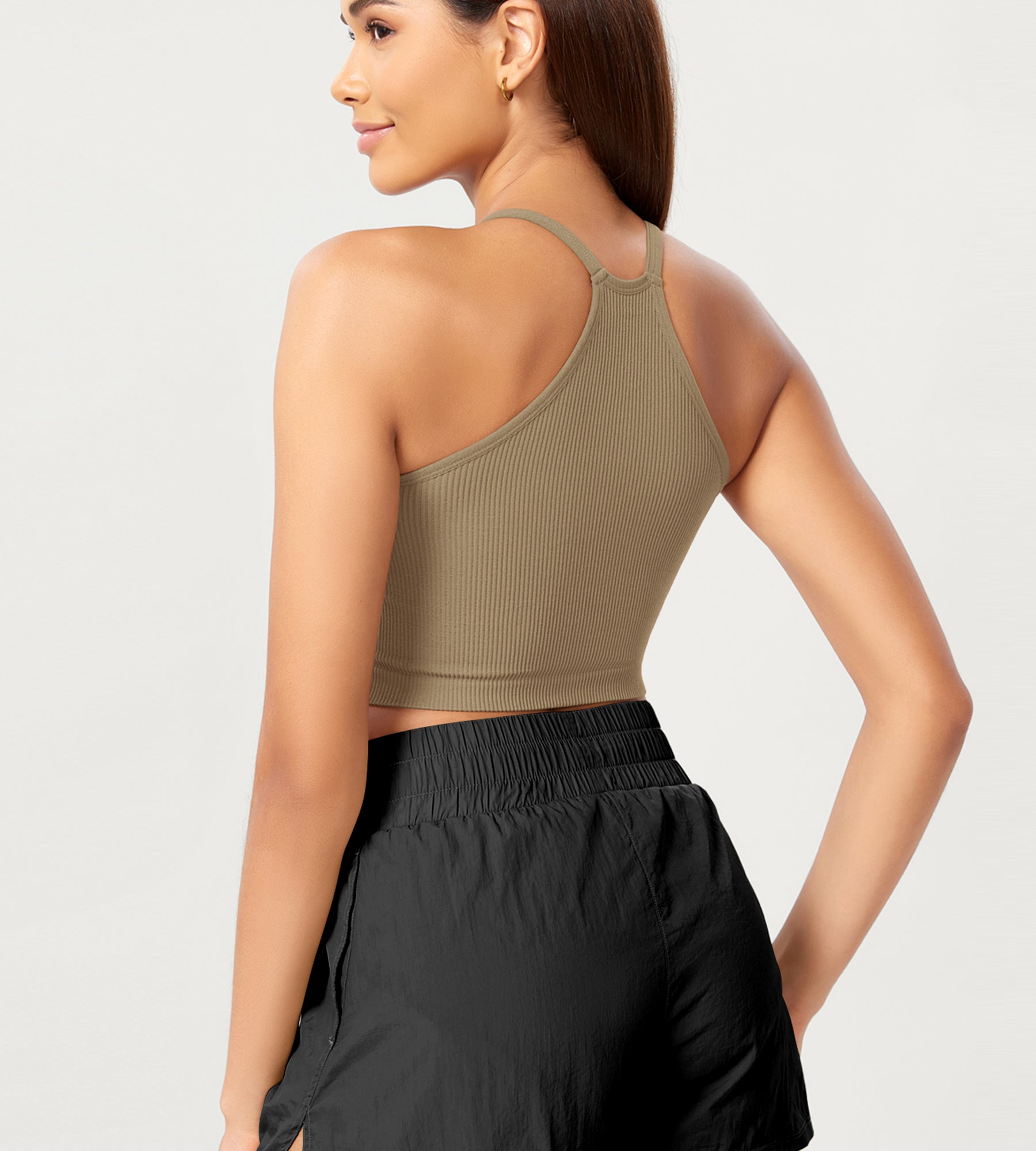 3-Pack Seamless Ribbed Crop Camisole - ododos