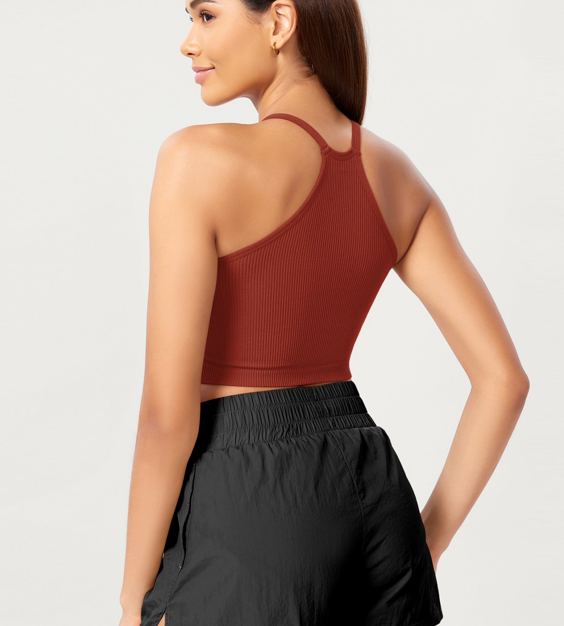 3-Pack Seamless Ribbed Crop Camisole - ododos