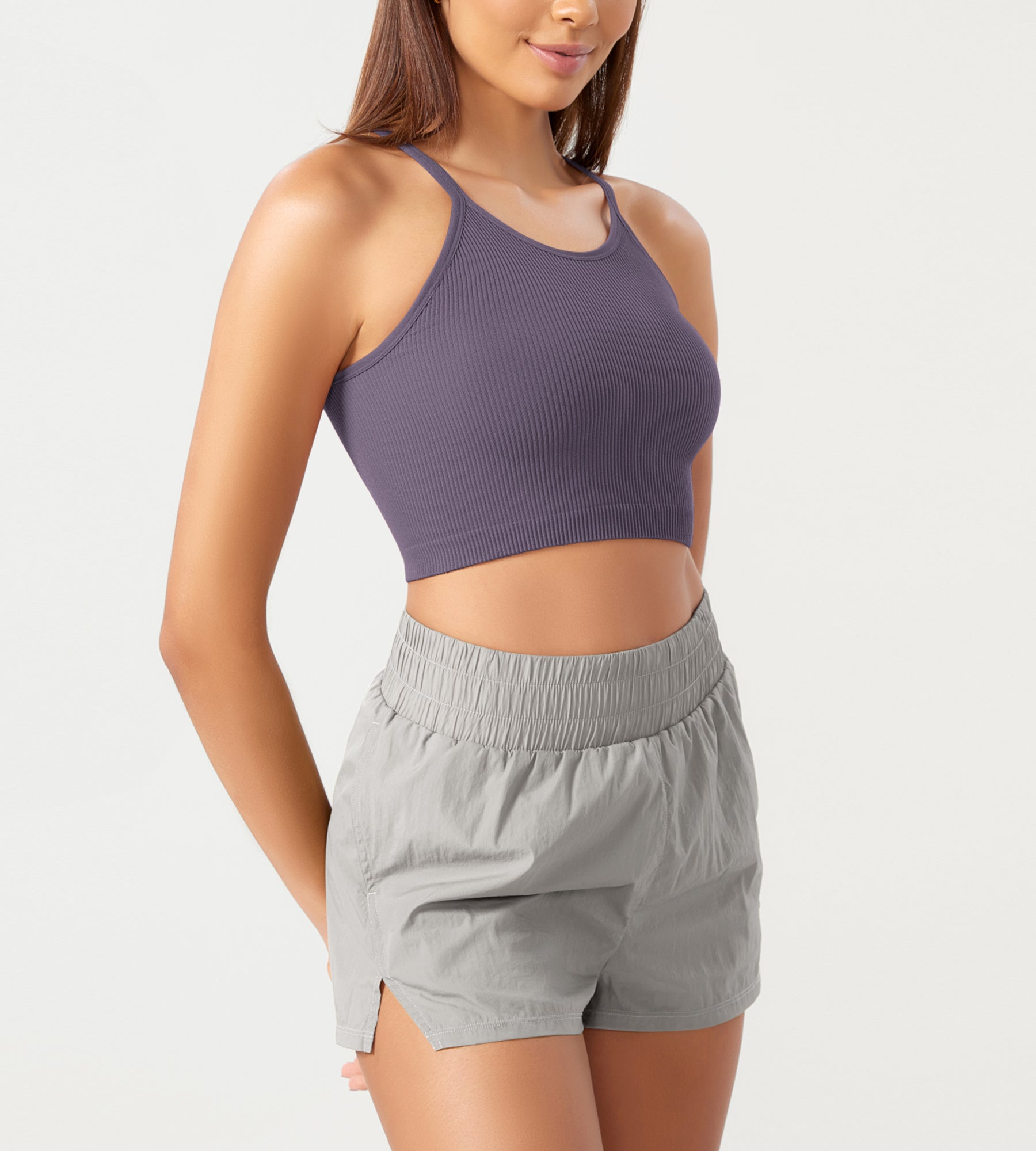 3-Pack Seamless Ribbed Crop Camisole - ododos