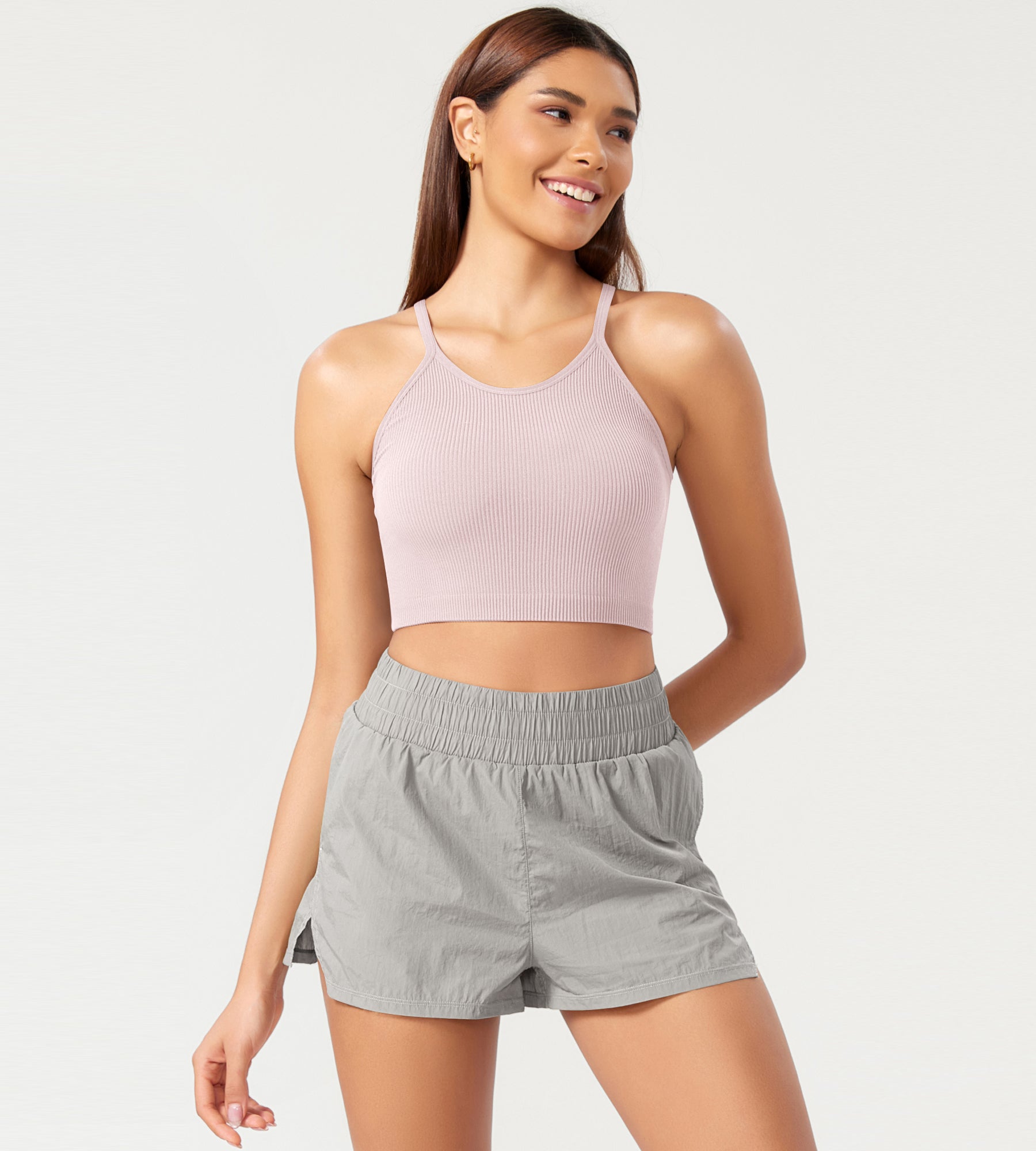 3-Pack Seamless Ribbed Crop Camisole - ododos