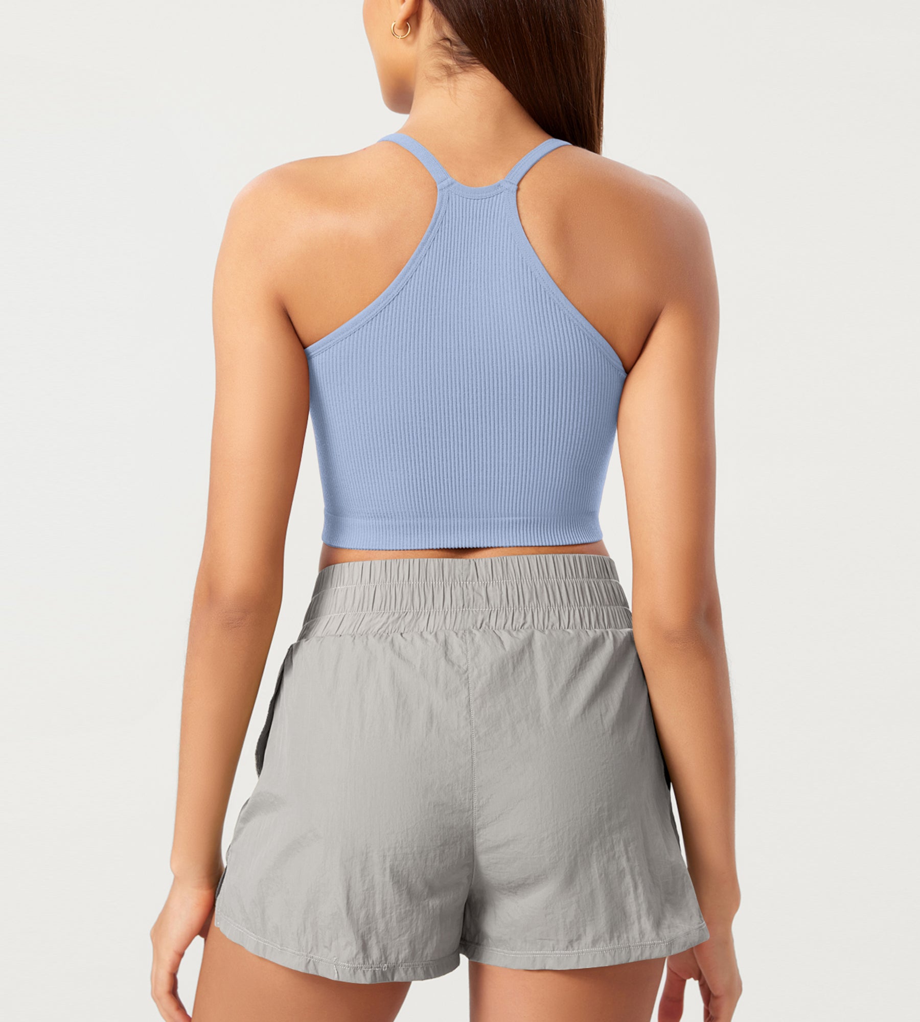 3-Pack Seamless Ribbed Crop Camisole - ododos