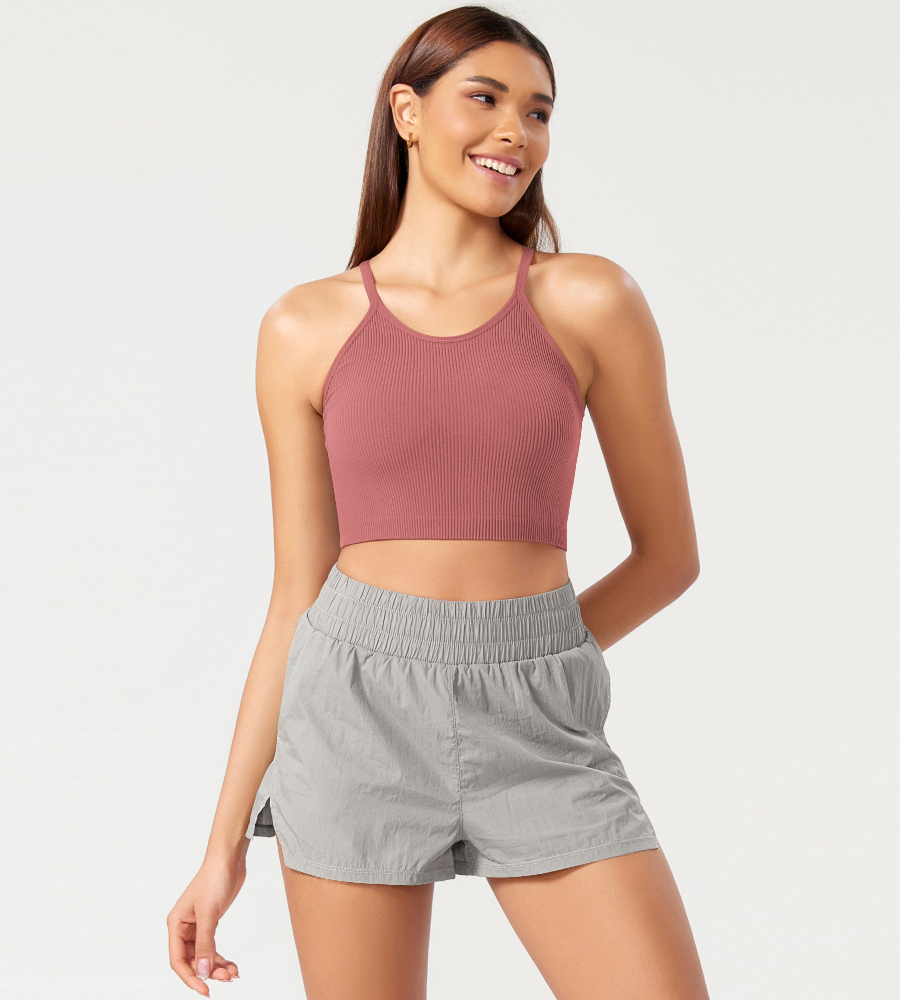 3-Pack Seamless Ribbed Crop Camisole - ododos