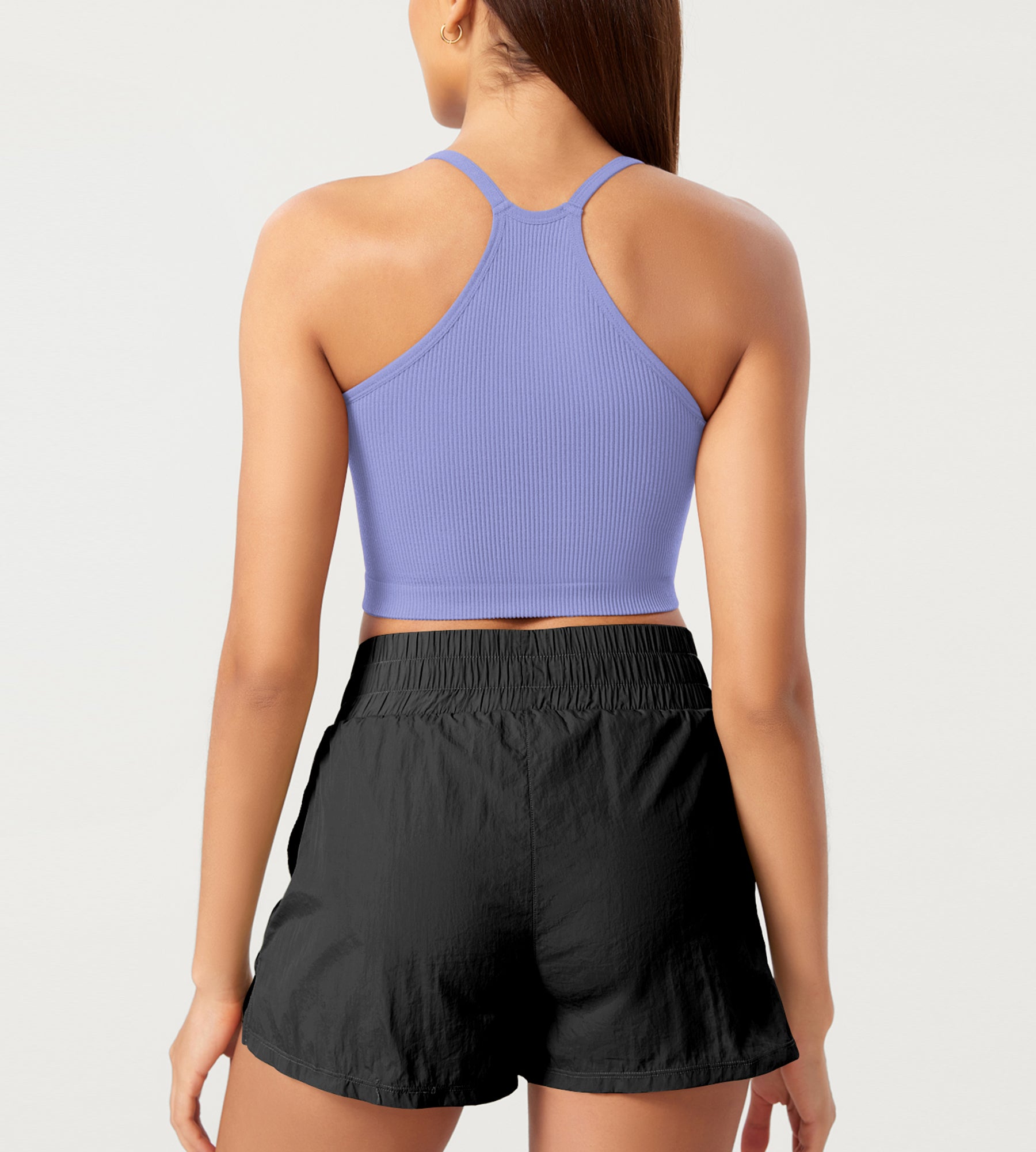 3-Pack Seamless Ribbed Crop Camisole - ododos
