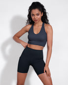 3-Pack Seamless Racerback Crop Tank Tops - ododos