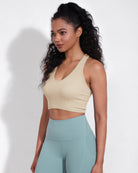 3-Pack Seamless Racerback Crop Tank Tops - ododos