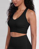 3-Pack Seamless Racerback Crop Tank Tops - ododos