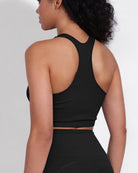 3-Pack Seamless Racerback Crop Tank Tops - ododos