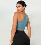 3-Pack Crop Length Waffle Knit Seamless Camisole Cropped Tank Tops - ododos