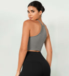 3-Pack Crop Length Waffle Knit Seamless Camisole Cropped Tank Tops - ododos