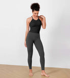 3-Pack Waist Length Herringbone Knit Seamless Soft Camisole Tank Tops - ododos