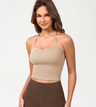 3-Pack Seamless Sweetheart Neck Crop Tank Tops - ododos