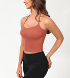 3-Pack Seamless Sweetheart Neck Crop Tank Tops - ododos