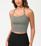 3-Pack Seamless Sweetheart Neck Crop Tank Tops - ododos