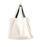 36L Lightweight Oversized Tote Bag Ivory 23" x 7" x 14" - ododos