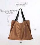 36L Lightweight Oversized Tote Bag - ododos