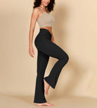 32" Twist High Waist Casual Bootcut Yoga Flared Pants - ododos