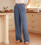 29" Drapey Soft WideHigh Waist Lounge Pants with Pockets - ododos