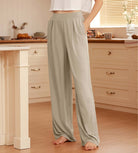 29" Drapey Soft WideHigh Waist Lounge Pants with Pockets - ododos