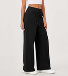 Fleece Lined Mid-Rise Relaxed Pull-On Jogger Pant with Pockets - ododos