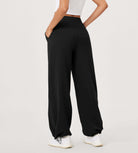 Fleece Lined Mid-Rise Relaxed Pull-On Jogger Pant with Pockets - ododos