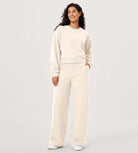 Fleece Lined Mid-Rise Relaxed Pull-On Jogger Pant with Pockets - ododos