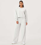 Fleece Lined Mid-Rise Relaxed Pull-On Jogger Pant with Pockets - ododos