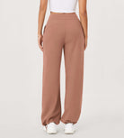 Fleece Lined Mid-Rise Relaxed Pull-On Jogger Pant with Pockets - ododos