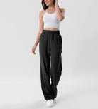 Chiffon Flowy Wide Leg Pants - ododos