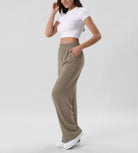 Chiffon Flowy Wide Leg Pants - ododos