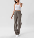 Chiffon Flowy Wide Leg Pants - ododos