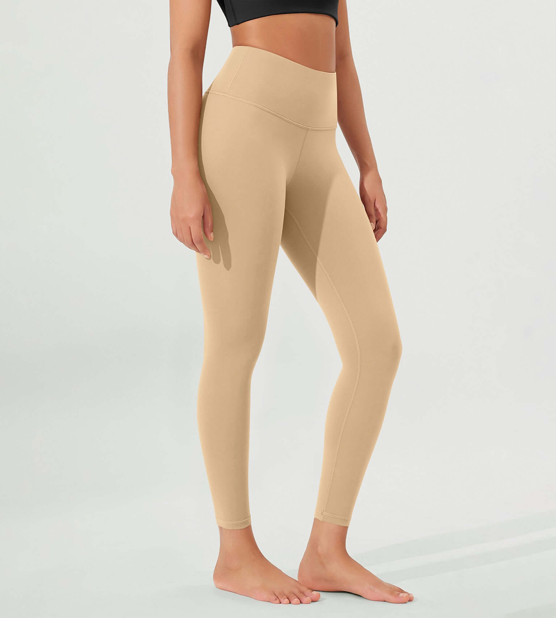 ODLEX 2-Pack 25 High Waist Workout Tummy Control Atheltic Leggings - ododos