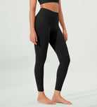 ODLEX 2-Pack 25" High Waist Workout Tummy Control Atheltic Leggings - ododos