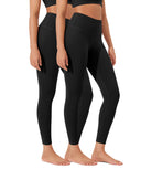 ODLEX 2-Pack 25" High Waist Workout Tummy Control Atheltic Leggings - ododos