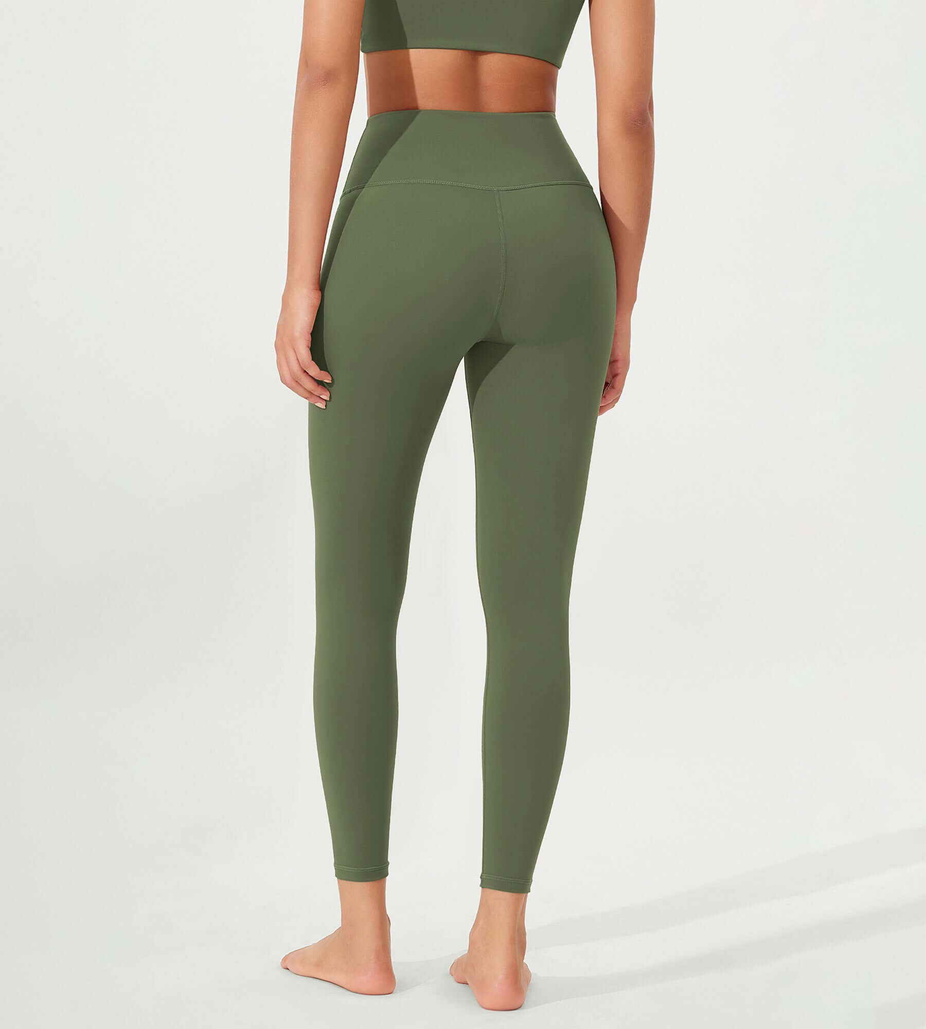 ODLEX 2-Pack 25 High Waist Workout Tummy Control Atheltic Leggings - ododos