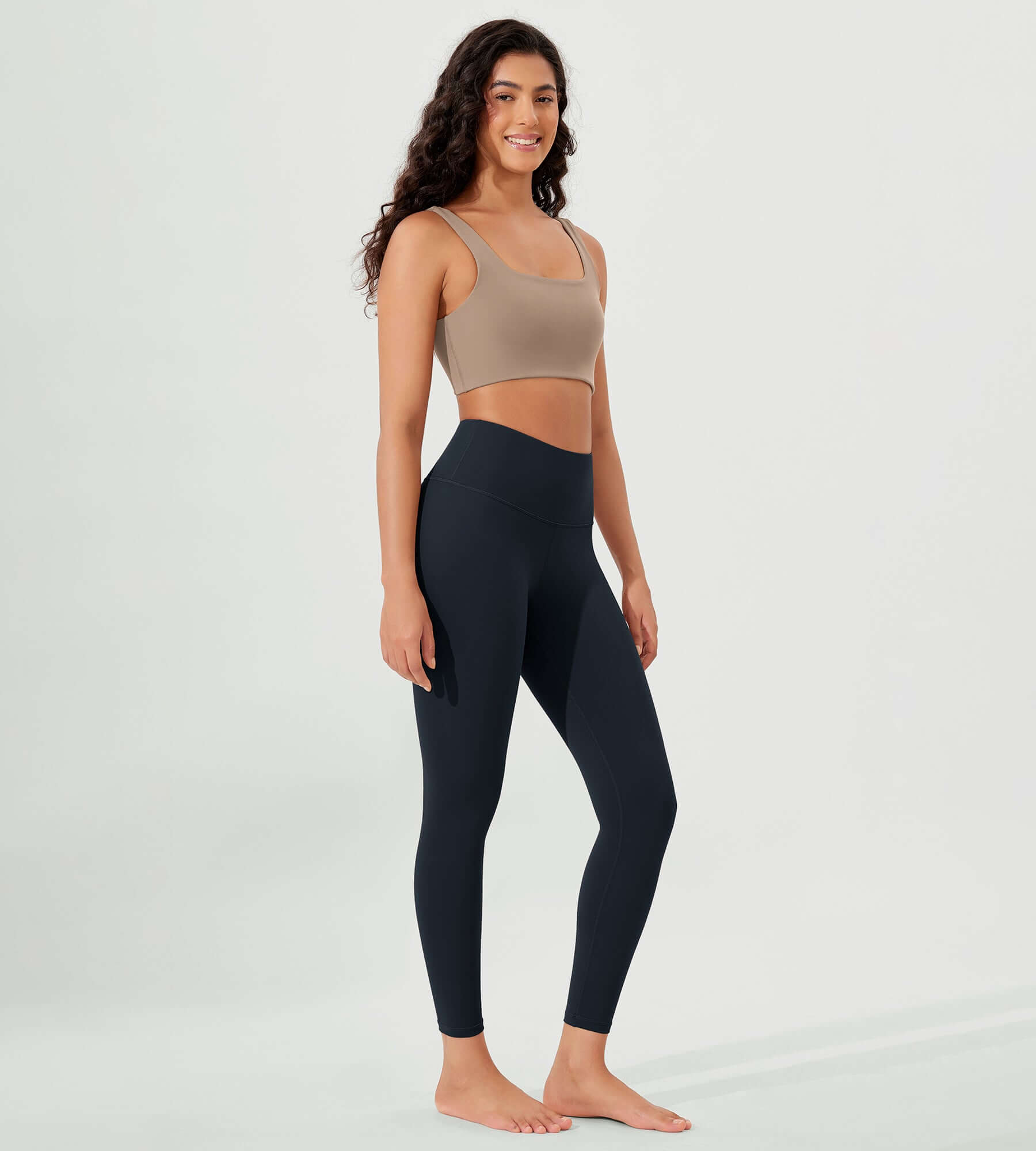 ODLEX 2-Pack 25 High Waist Workout Tummy Control Atheltic Leggings - ododos