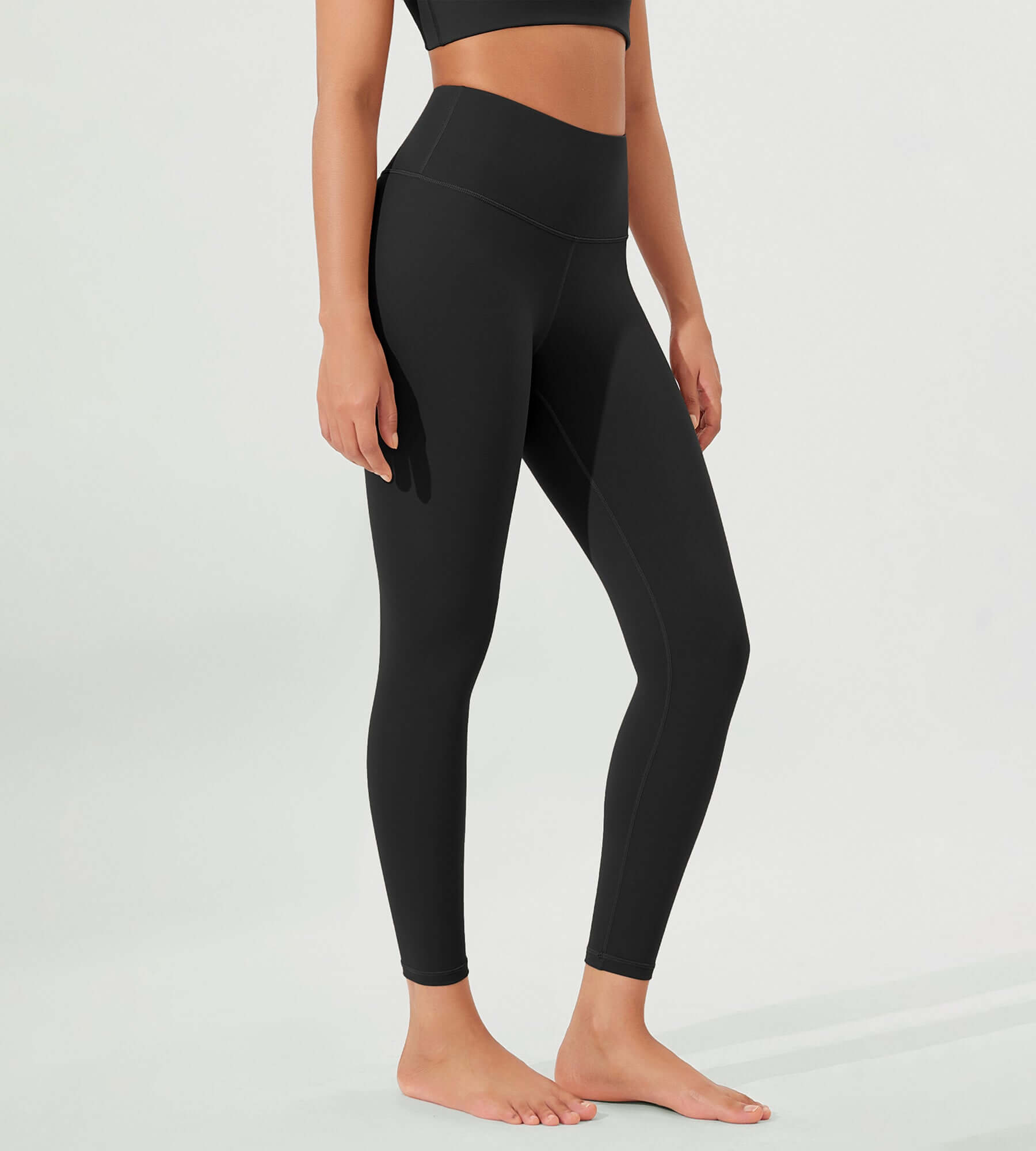 ODLEX 2-Pack 25 High Waist Workout Tummy Control Atheltic Leggings - ododos