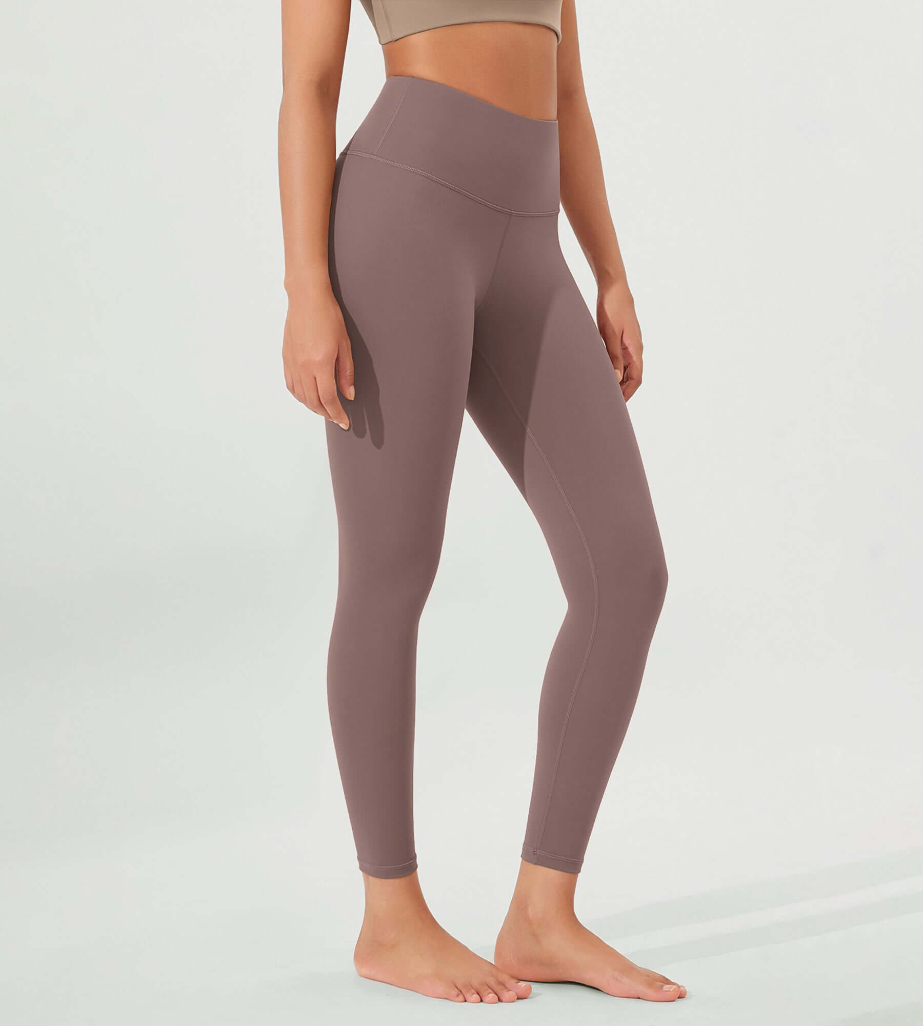 ODLEX 2-Pack 25 High Waist Workout Tummy Control Atheltic Leggings - ododos