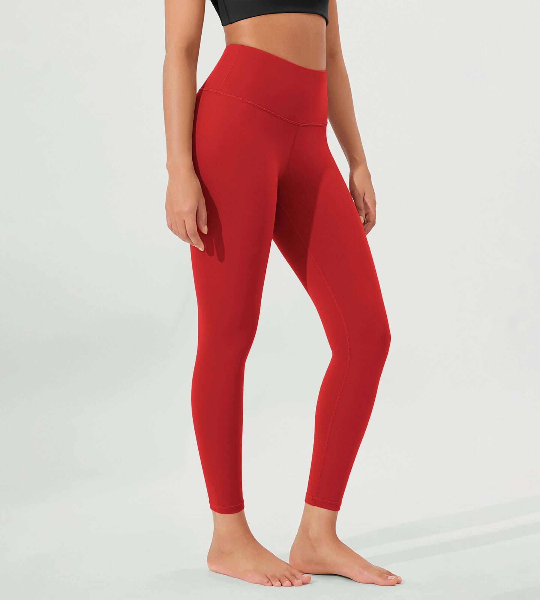 ODLEX 2-Pack 25 High Waist Workout Tummy Control Atheltic Leggings - ododos