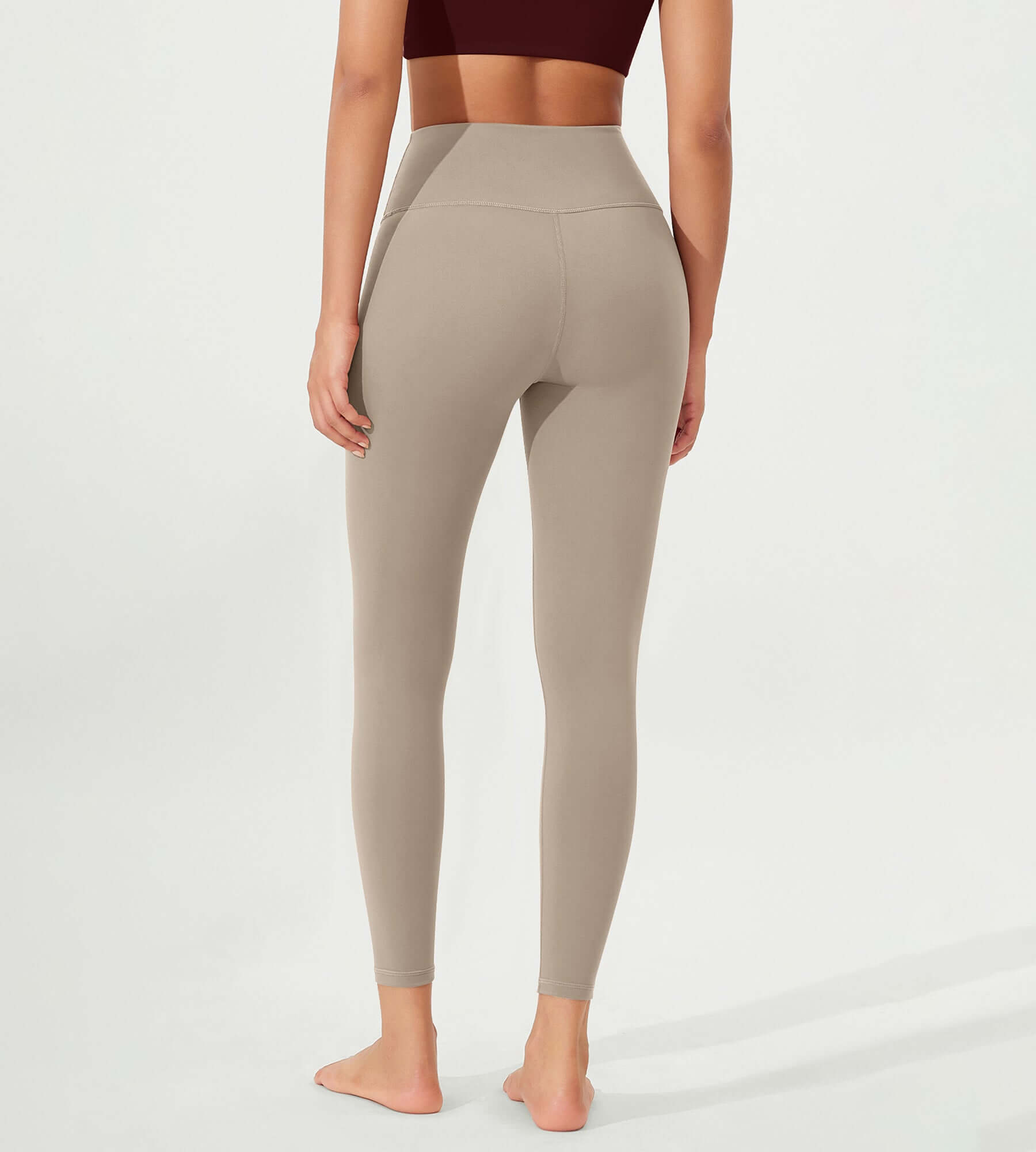 ODLEX 2-Pack 25 High Waist Workout Tummy Control Atheltic Leggings - ododos