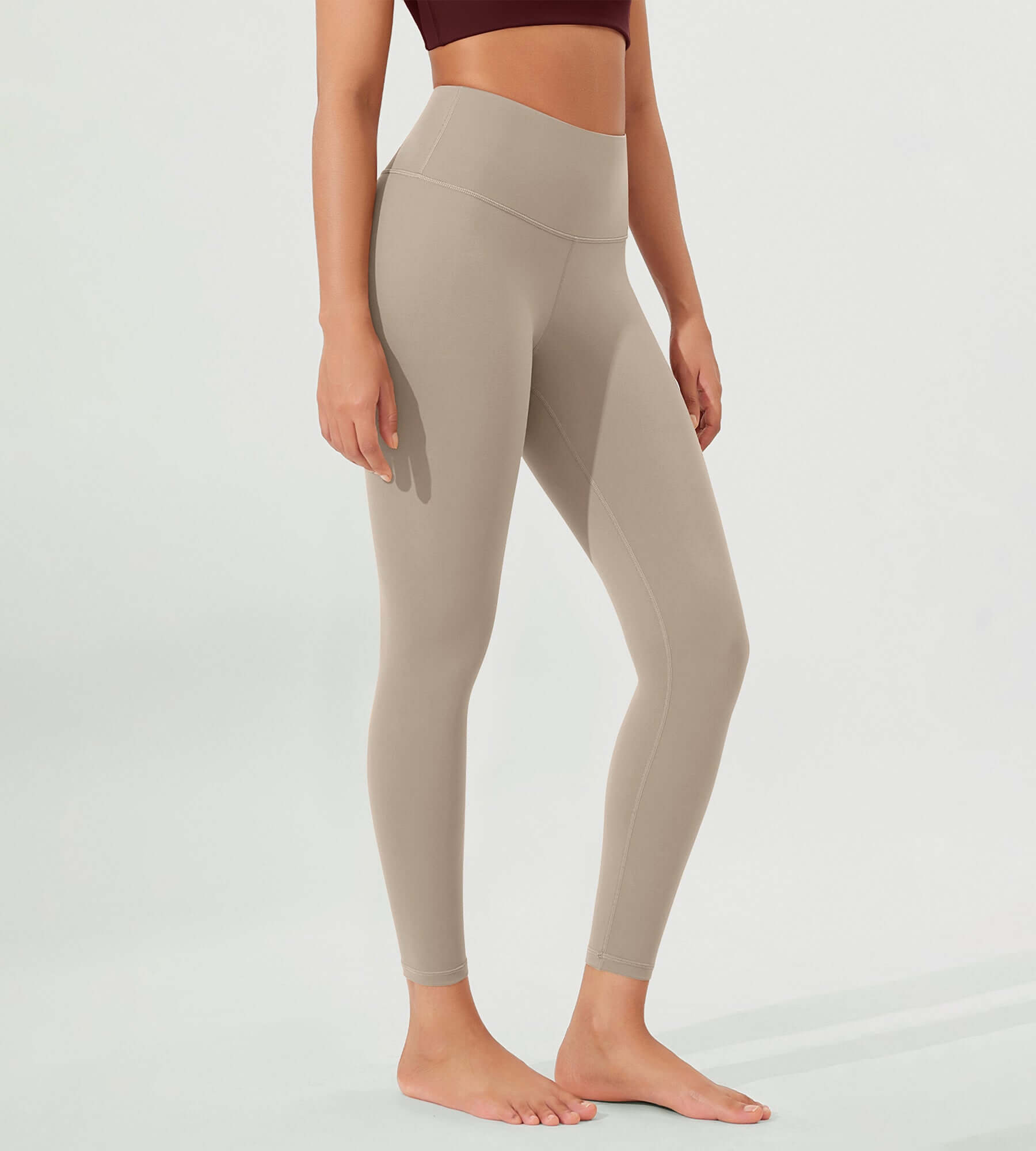 ODLEX 2-Pack 25 High Waist Workout Tummy Control Atheltic Leggings - ododos