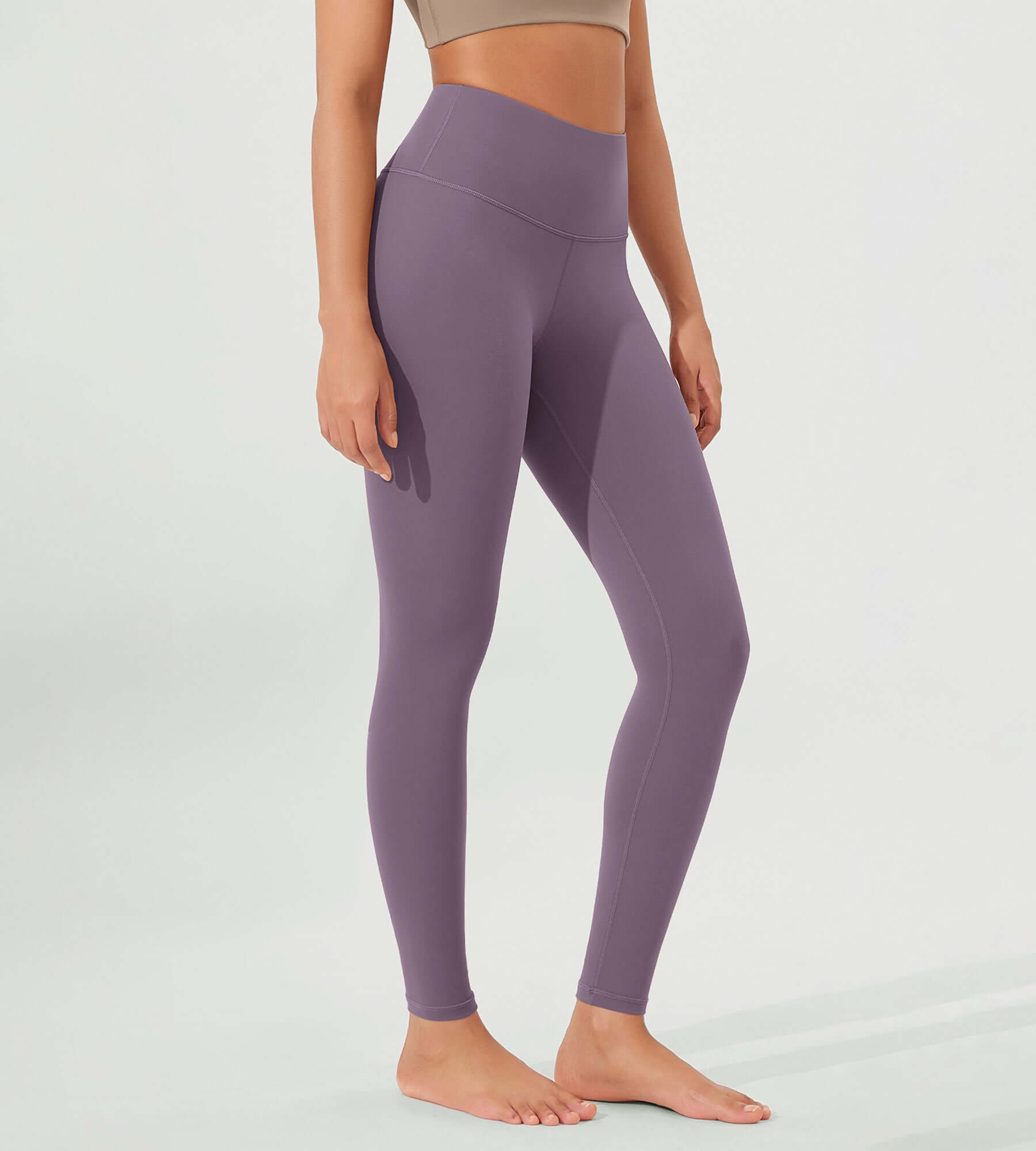 ODLEX 2-Pack 28 High Waist Workout Tummy Control Atheltic Leggings - ododos