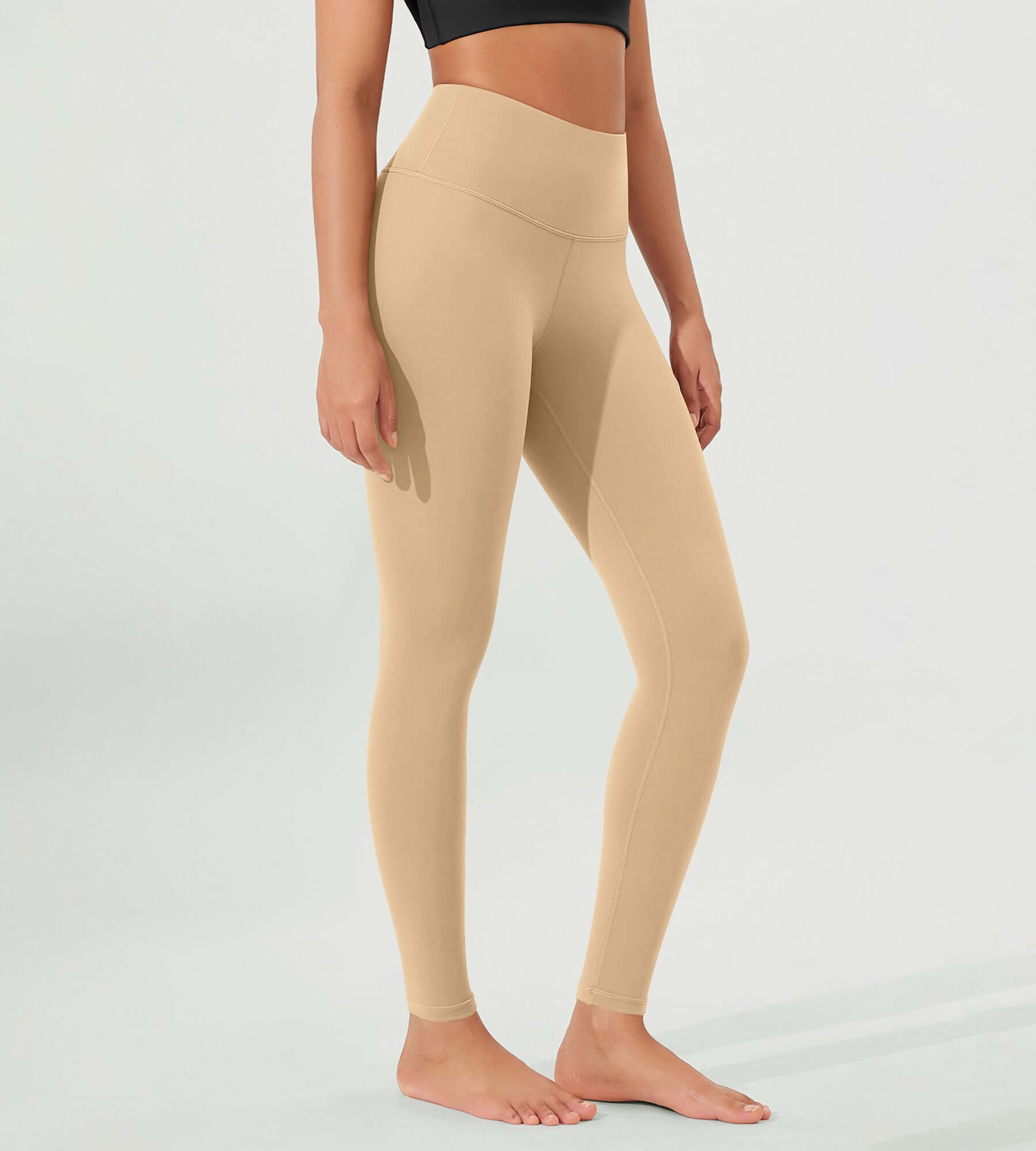 ODLEX 2-Pack 28 High Waist Workout Tummy Control Atheltic Leggings - ododos