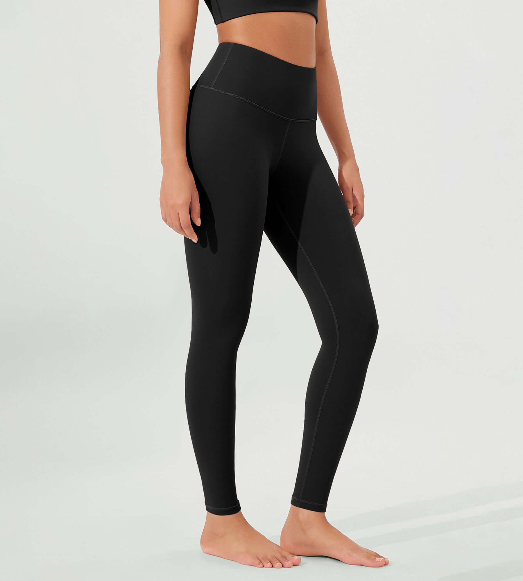 ODLEX 2-Pack 28 High Waist Workout Tummy Control Atheltic Leggings - ododos