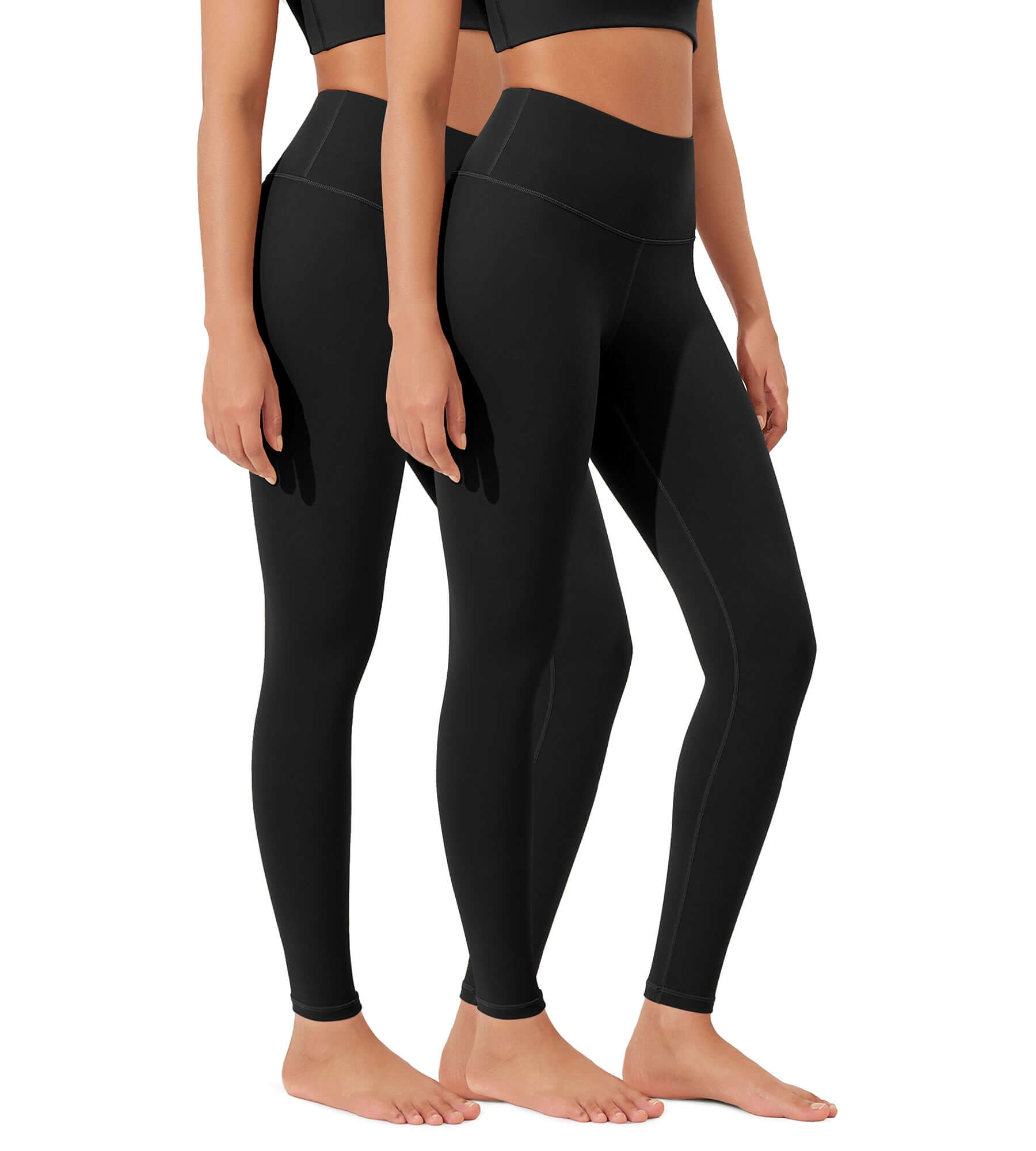ODLEX 2-Pack 28 High Waist Workout Tummy Control Atheltic Leggings - ododos