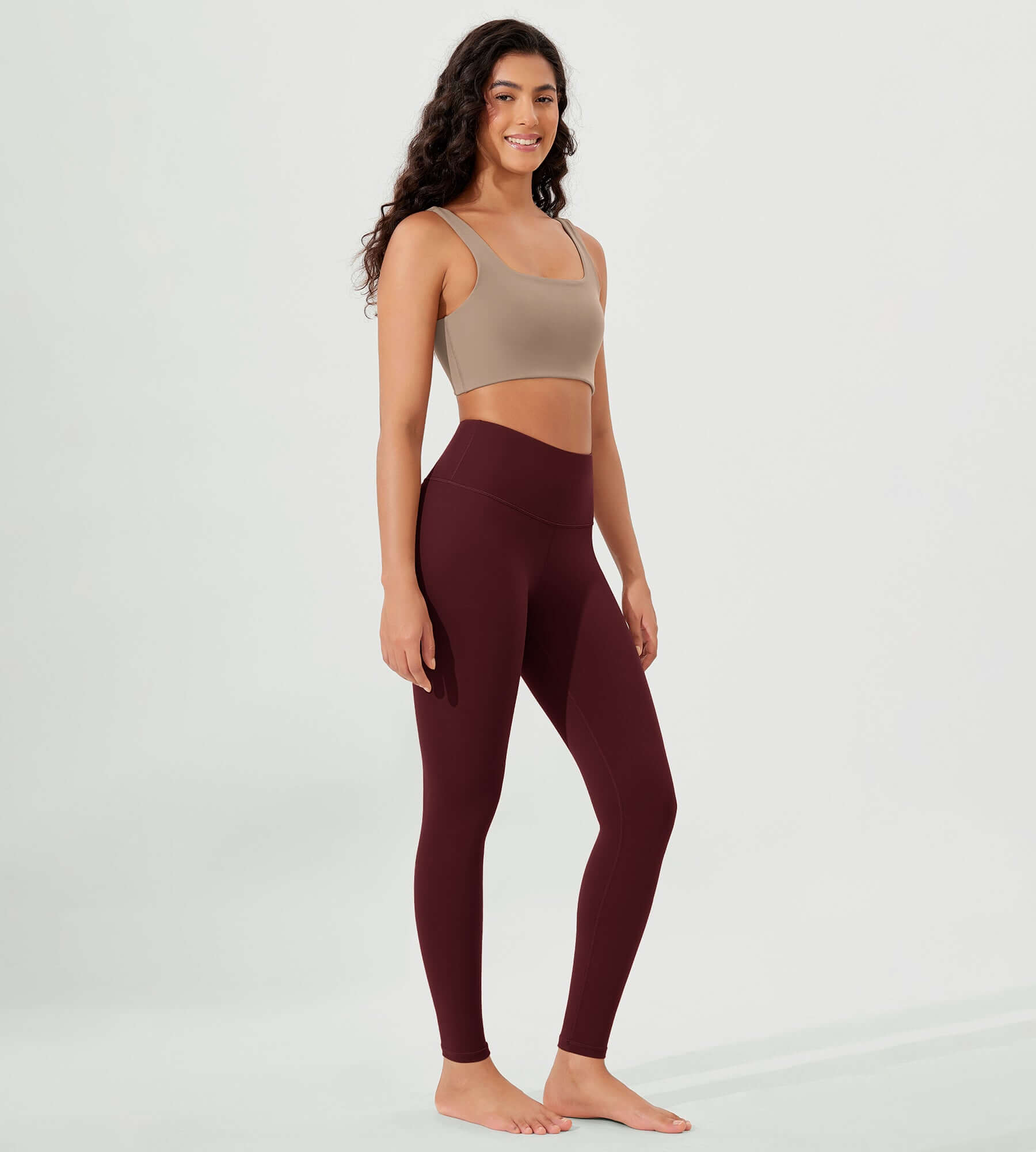 ODLEX 2-Pack 28 High Waist Workout Tummy Control Atheltic Leggings - ododos