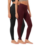 ODLEX 2-Pack 28" High Waist Workout Tummy Control Atheltic Leggings - ododos