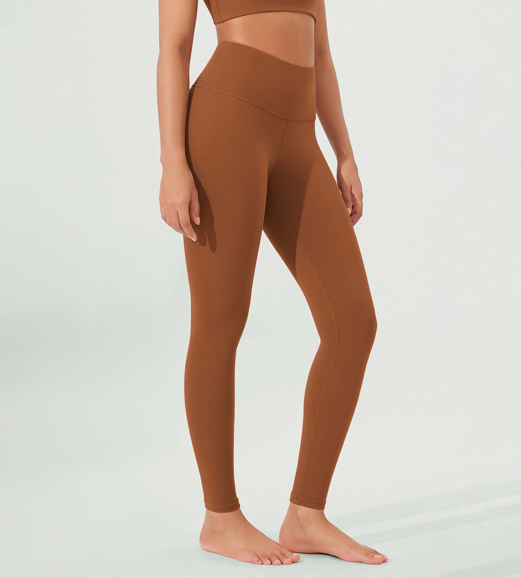 ODLEX 2-Pack 28 High Waist Workout Tummy Control Atheltic Leggings - ododos