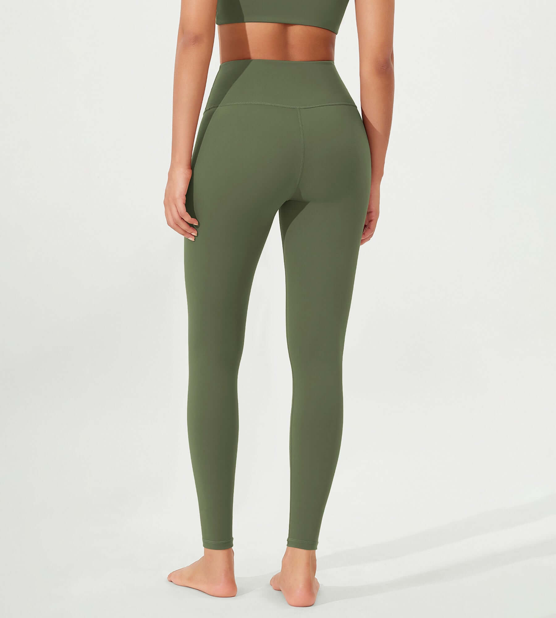 ODLEX 2-Pack 28 High Waist Workout Tummy Control Atheltic Leggings - ododos