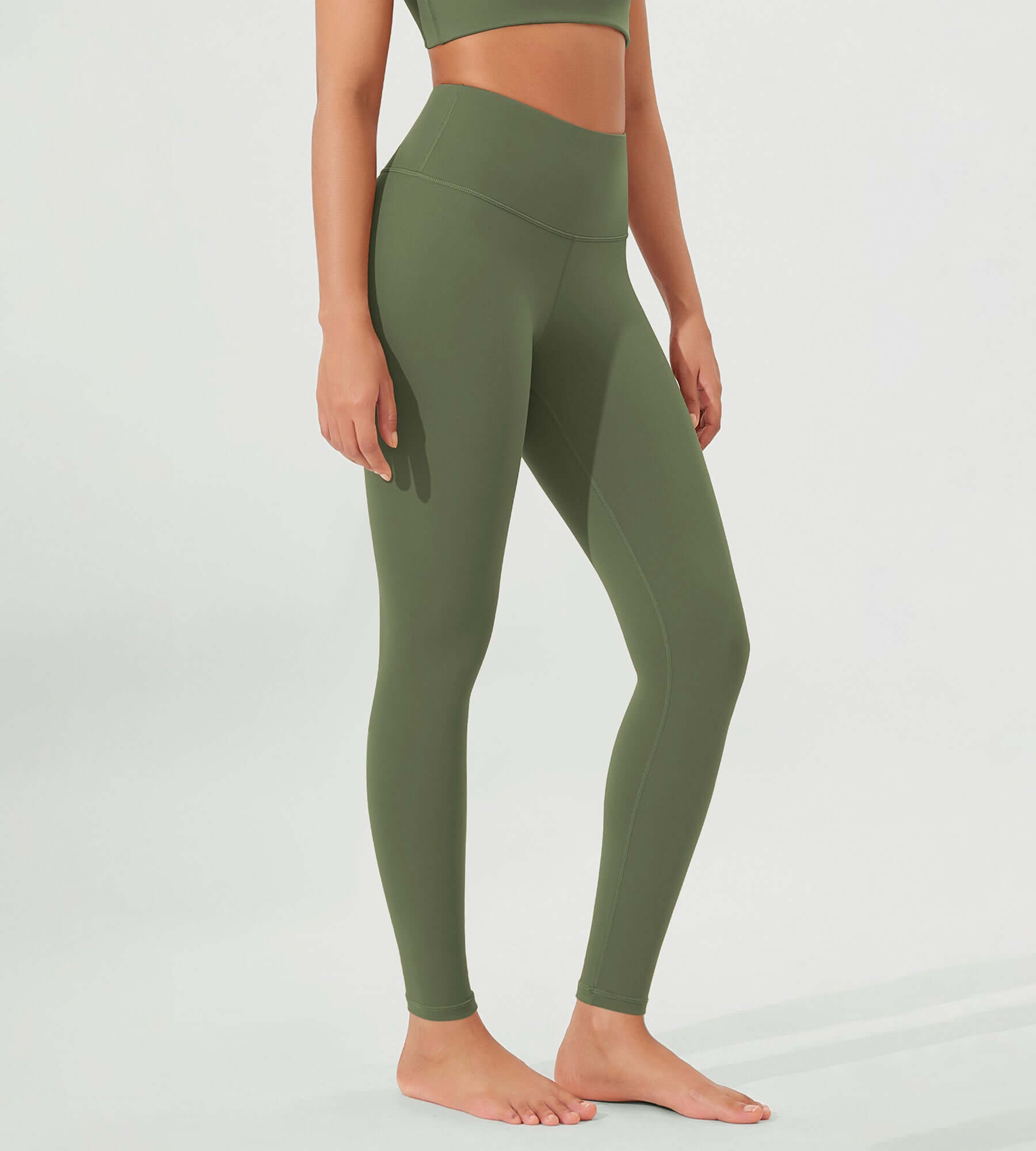 ODLEX 2-Pack 28 High Waist Workout Tummy Control Atheltic Leggings - ododos