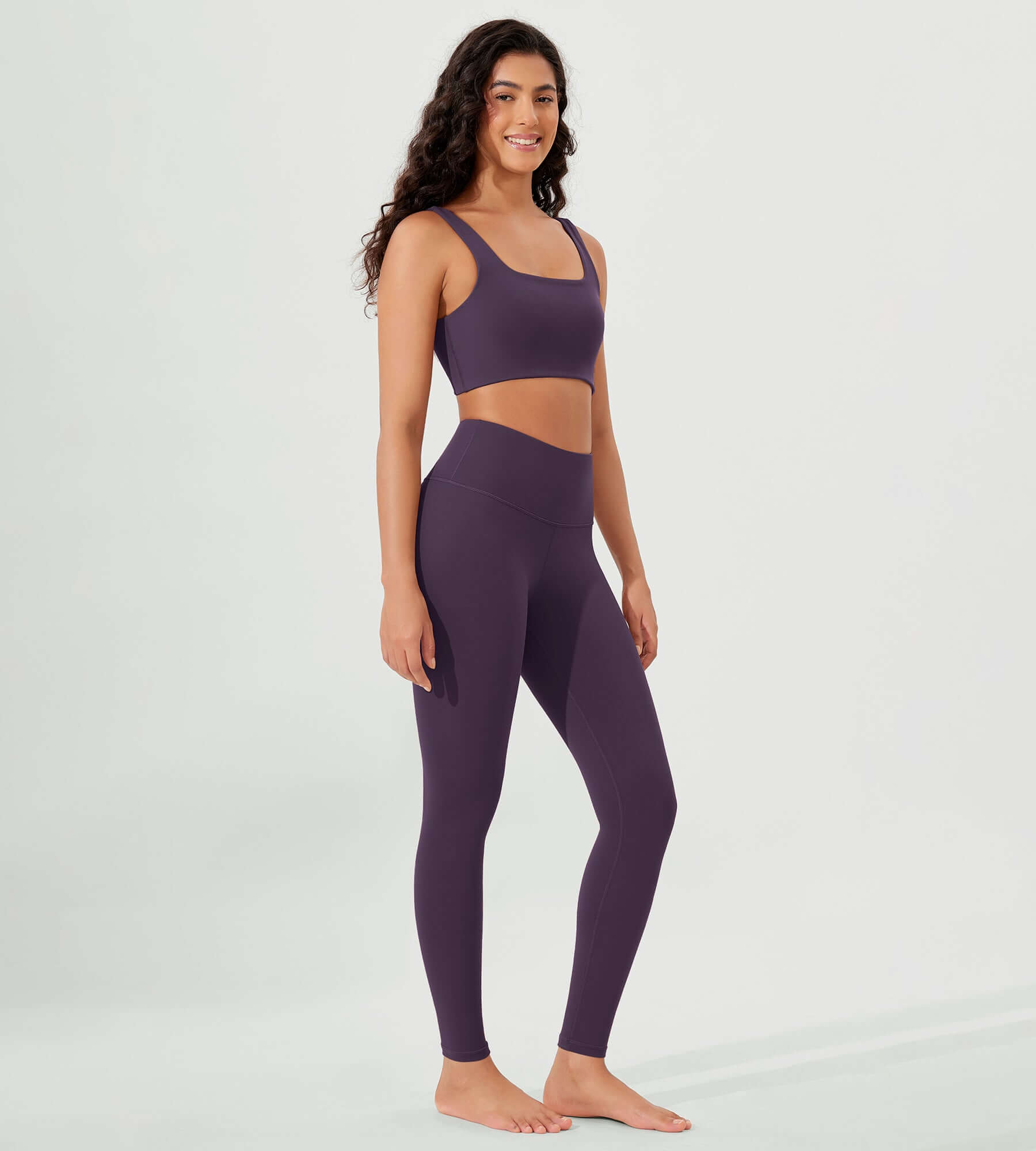 ODLEX 2-Pack 28 High Waist Workout Tummy Control Atheltic Leggings - ododos